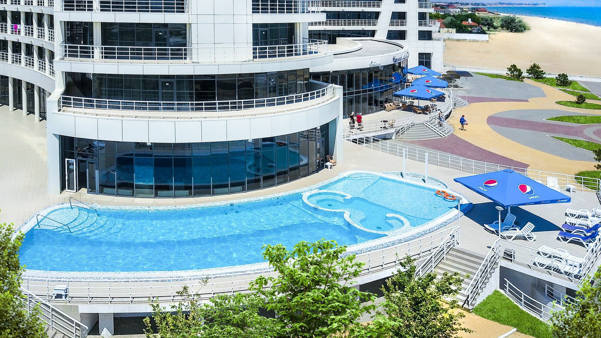 Bugaz Sea View Hotell Gribovka Exteriör bild